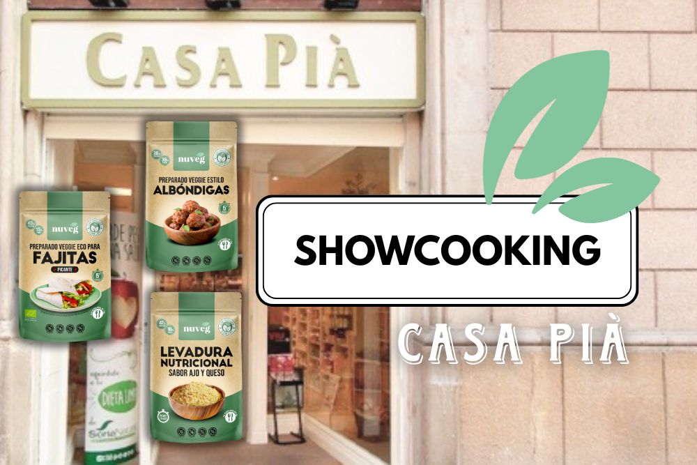 Showcooking de NUVEG en Casa Pià Reus